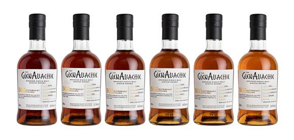 GlenAllachie's special bottling of limited edition whiskies